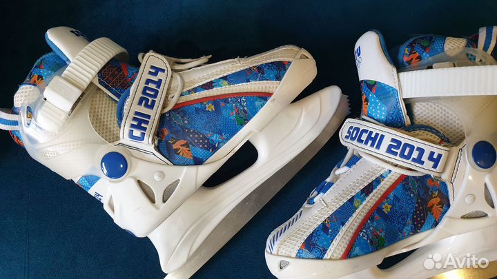 Коньки фигурные ледовые детские раздвижные