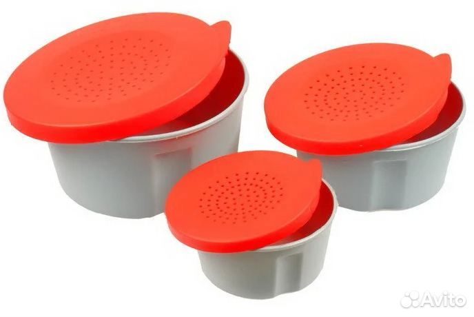 Набор банок для наживки 3 в 1