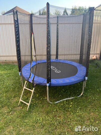 Детский батут с сеткой