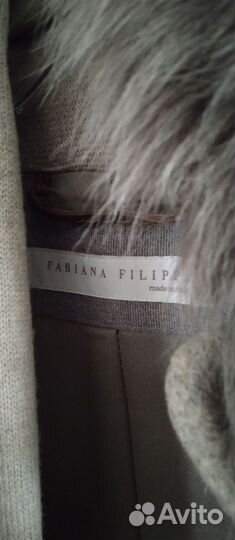 Пальто Fabiana Filippi с кашемиром