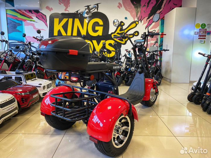 Электроскутер WS-PRO Trike+ 3000W