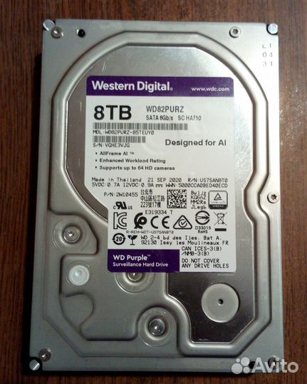 Жесткий диск 3.5 WD 8TB