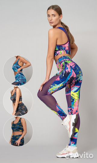Комплект для фитнеса, йоги, зала рр (42-48) оптом