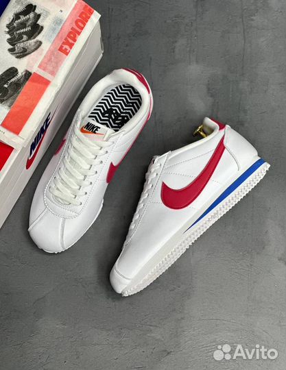 Кроссовки Nike Cortez красные 3