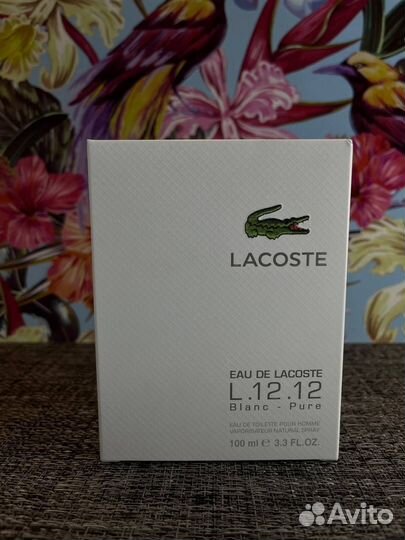Lacoste L.12.12 Blanc – Pure 100ml (Euro Parfum)
