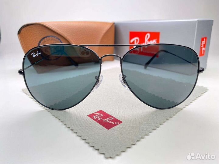 Очки Ray Ban Aviator VIP Чёрные