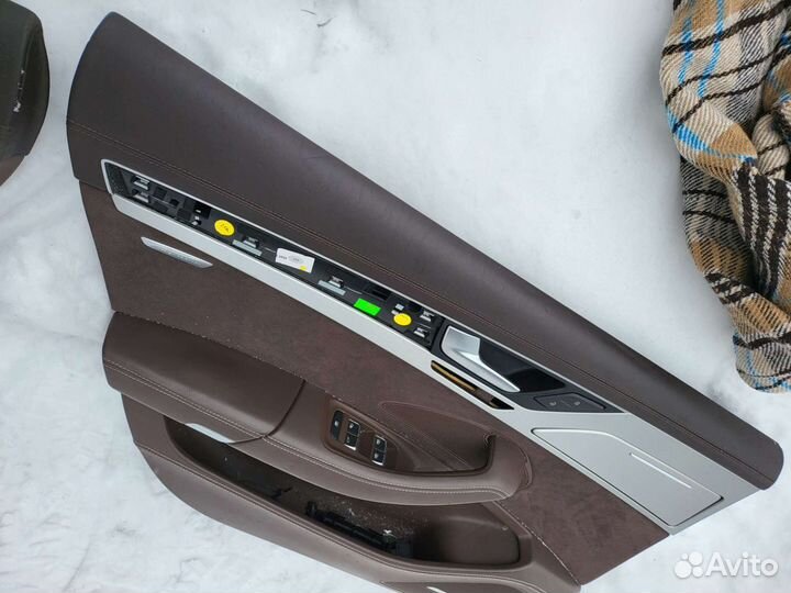 Обшивка двери balao brown Audi A8 D4 4H 2013