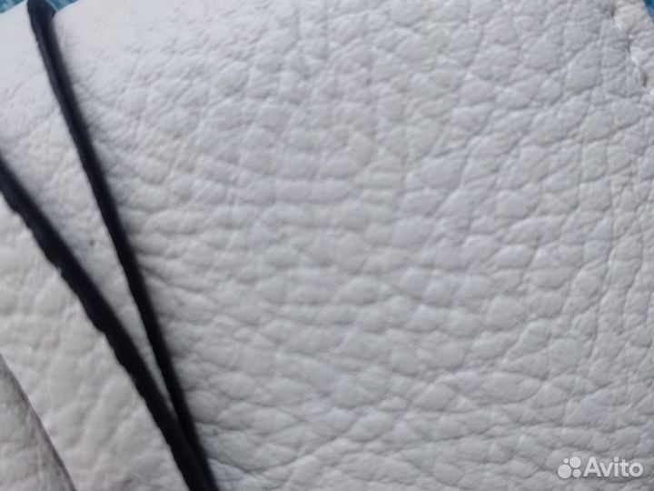 Новый кошелёк женский белый эко пу 7,5х9,5 клапан