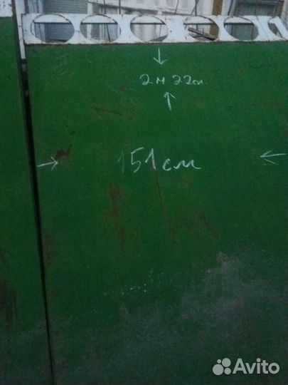 Ворота уличные с калиткой