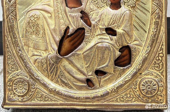 Икона Иверская Пресвятая Богородица в Красивом Окл