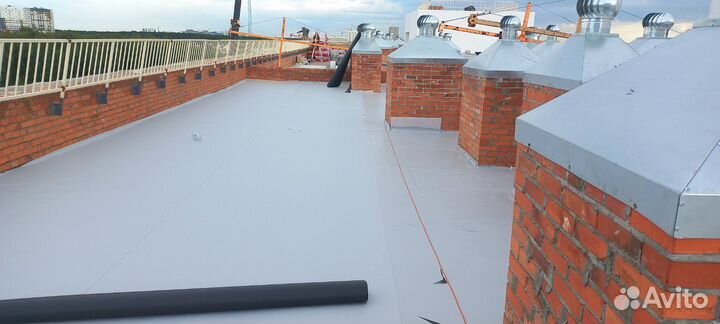 Кровельщики на пвх мембраны