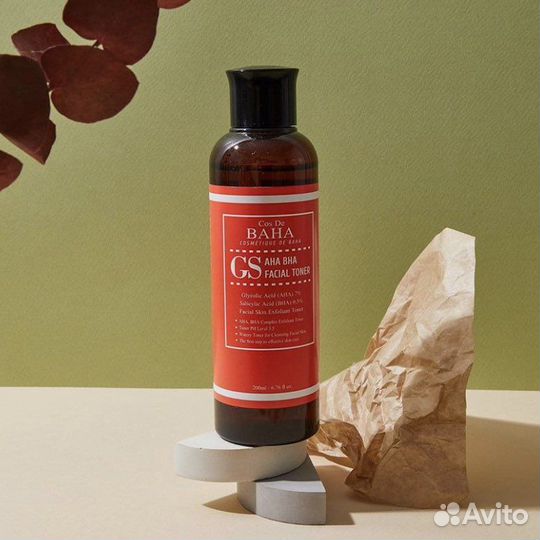 Тоник с кислотами Cos de Baha AHA/BHA GS Toner