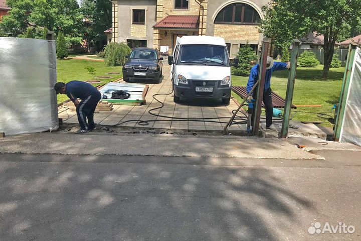 Компрессор с отбойными молотками в аренду