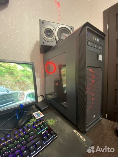 Игровой пк + rgb клавиатура