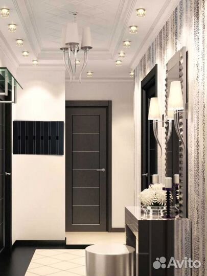 Вешалка для одежды настенная деревянная