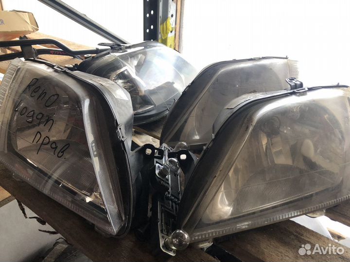 Фара Рено Логан Logan Sandero Сандеро
