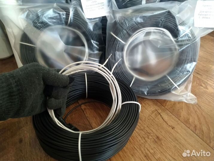 Прогревающий кабель для бетона