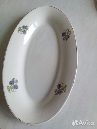 Блюдо большое овальное