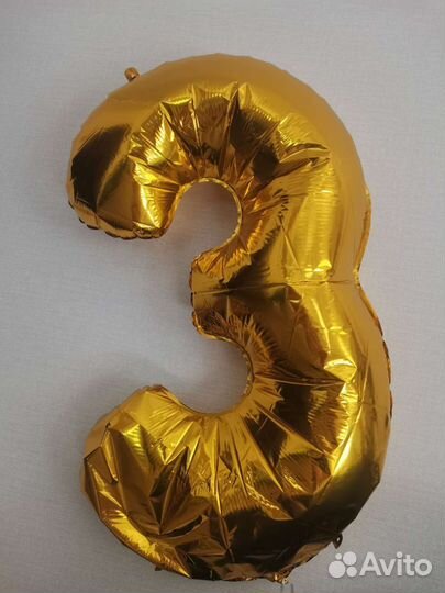 Цифра 3 на день рождения