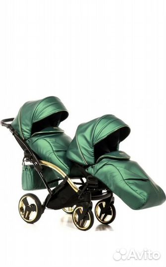 Коляска для двойни Junama Diamond Satin Duo Slim