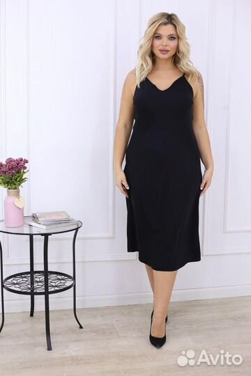 Роскошное платье -комбинация размеры 52/54/56