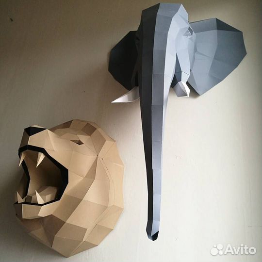 Полигональные фигуры для интерьера