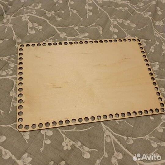 Деревянное донышко 200х300 мм для трикотажной пряж