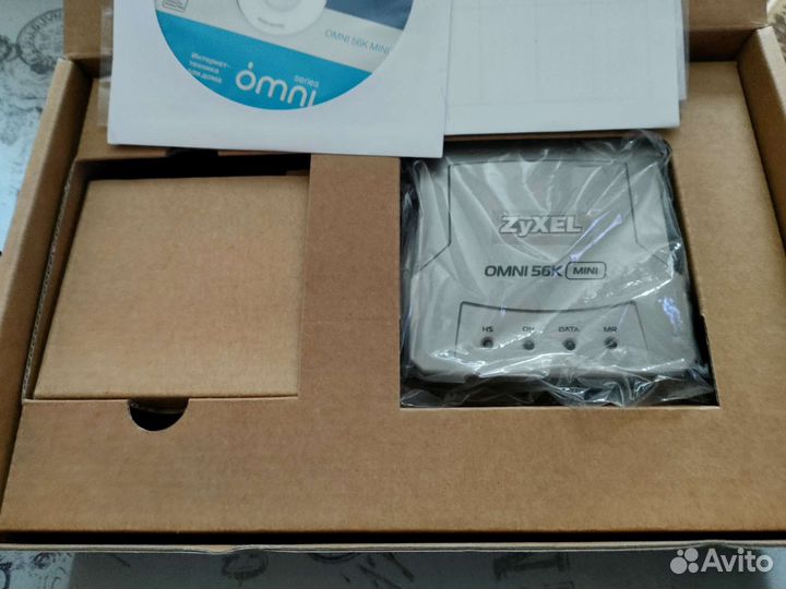 Модем Zyxel omni 56K