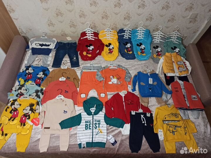 Вещи на мальчика от 62-68-74-80см
