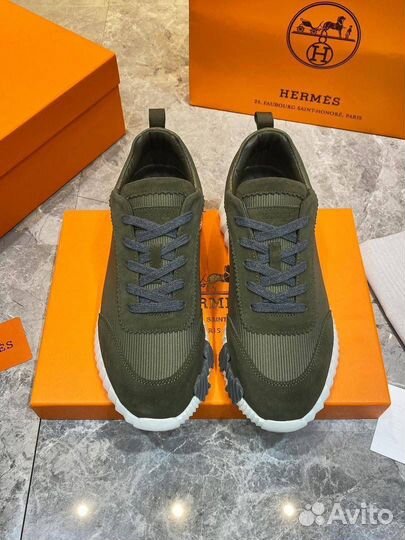 Кроссовки Hermes green