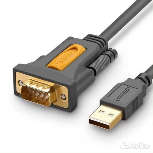 Кабель-адаптер Ugreen USB 2.0 A - DB9 RS-232