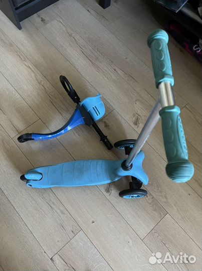 Самокат беговел 2 в 1