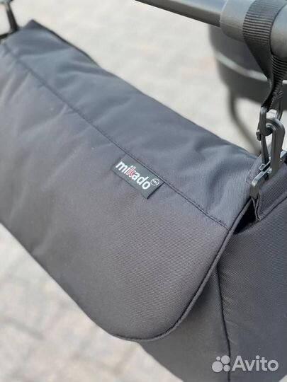 Коляска для двойни Mikadо (3в1), ширина - 77 см