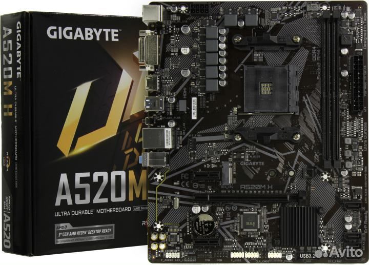 Материнская плата 1х Socket AM4 gigabyte Ultra Dur