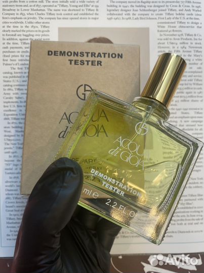 Духи тестер Acqua di Gioia Giorgio Armani