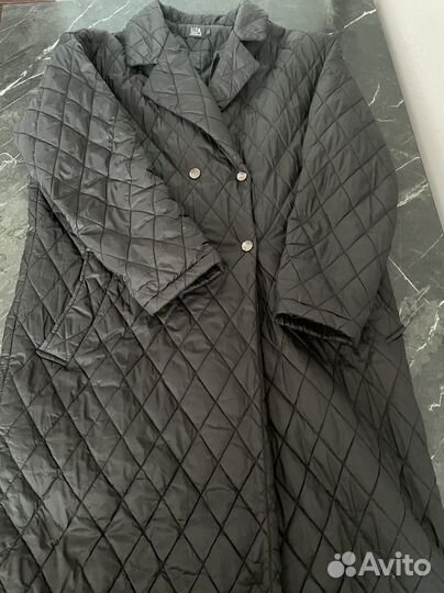 Легкое стеганое пальто, плащ