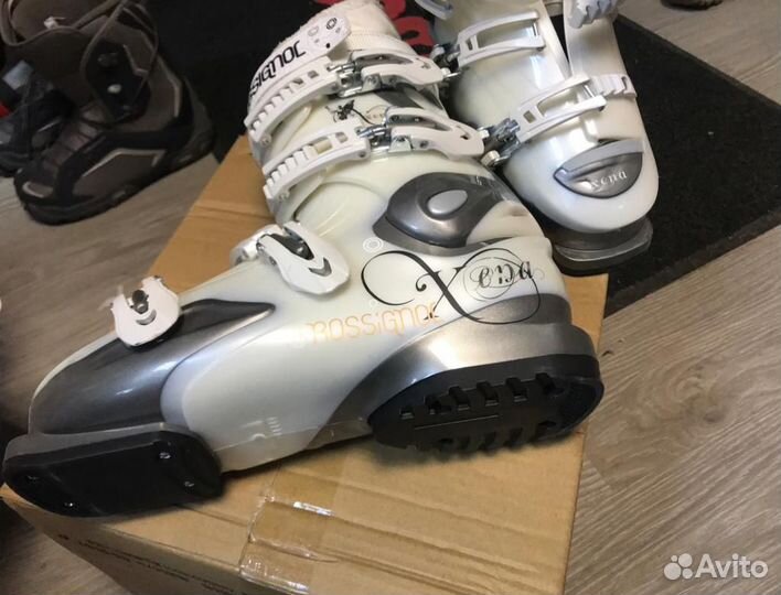 Горные лыжи Elan eflex6 +Rossignol ботинки