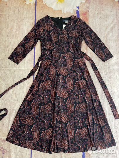 Бохо платье на запах в пейсли Tommy Hilfiger S