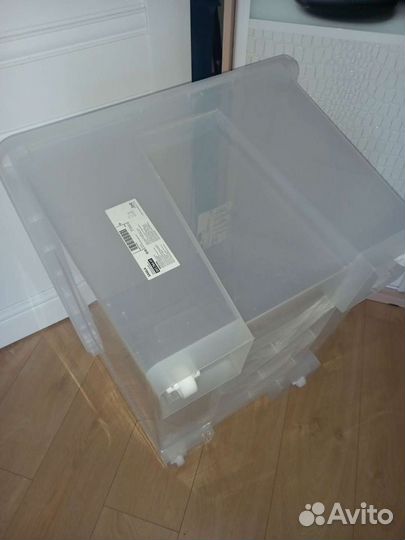 Контейнер пластик IKEA на колёсах