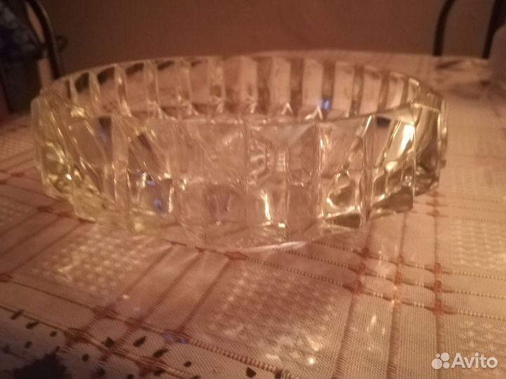 Конфетница сахарница хрусталь