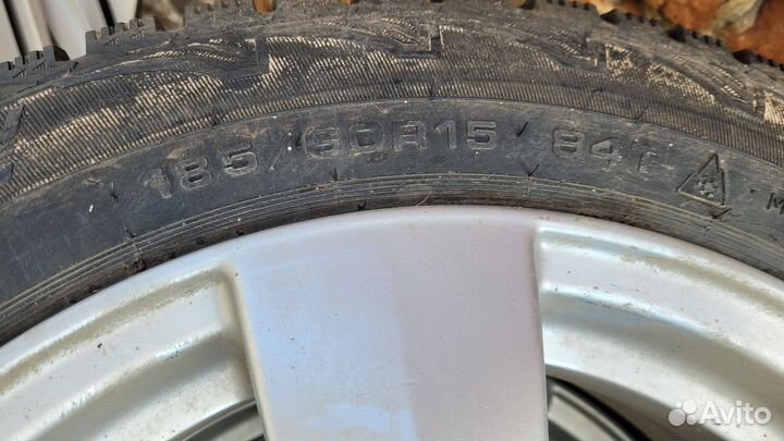 Зимние шины на дисках r15 skoda