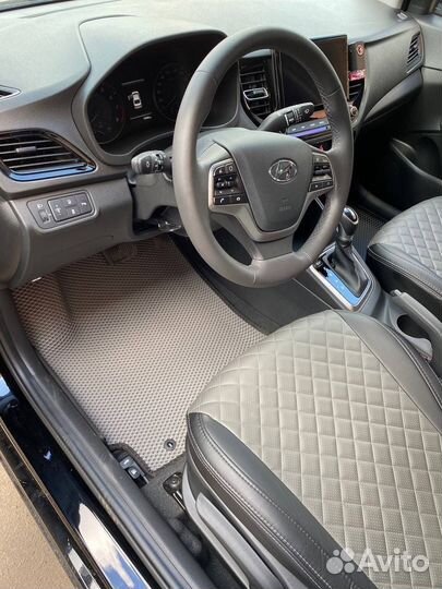 Авто коврики ева эва эко EVA с бортиками 3д 3d