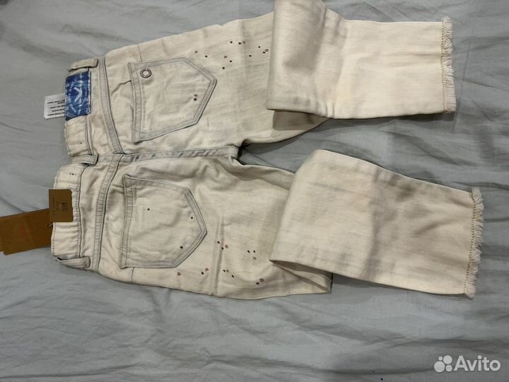 Джинсы укороченные для девочки