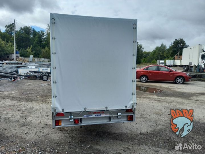 Прицеп с тентом 150 см 817735.022. Без самосвала