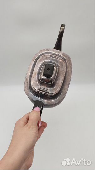 Антикварный чайник серебрение Англия нач. XX в
