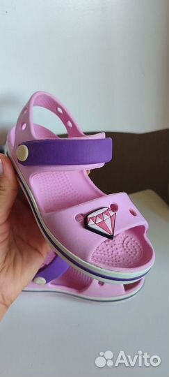 Сандалии crocs c9 для девочки