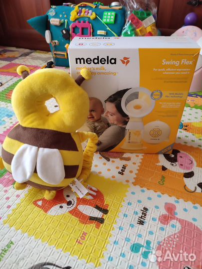 Молокоотсос medela swing flex электрический