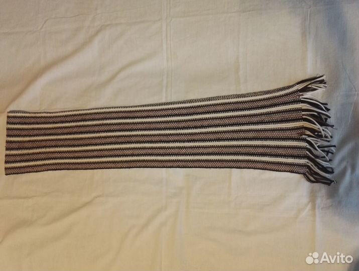 Шарф мужской с бахромой, мало б/у, торг