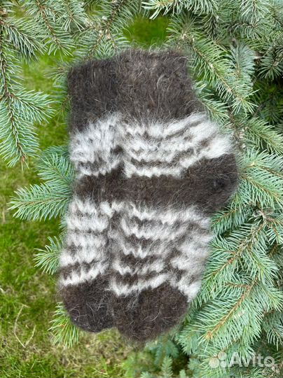 Носки из собачьей шерсти Вязаные шерстяные носки