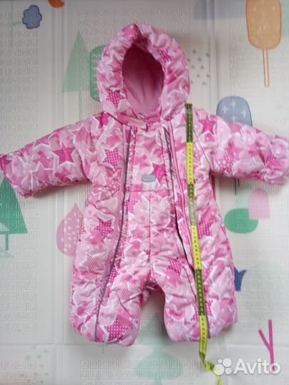 Зимний комбинезон-трансформер для девочки 62